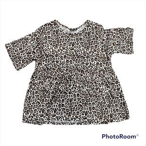 SHEIN maternity shirt - size medium - cheetah print
